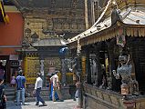 Kathmandu Patan Golden Temple 11 Swayambhu Chaitya Left Side